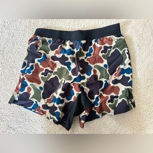 Tachuntfish Men’s Athletic Shorts - Dark Duck Hunter